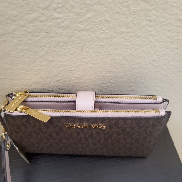 Michael kors Jet Set Double Zip Wristlet Wallet - Picture 2 of 10